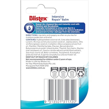Blistex Intensive Repair Lip Balm 4.25g