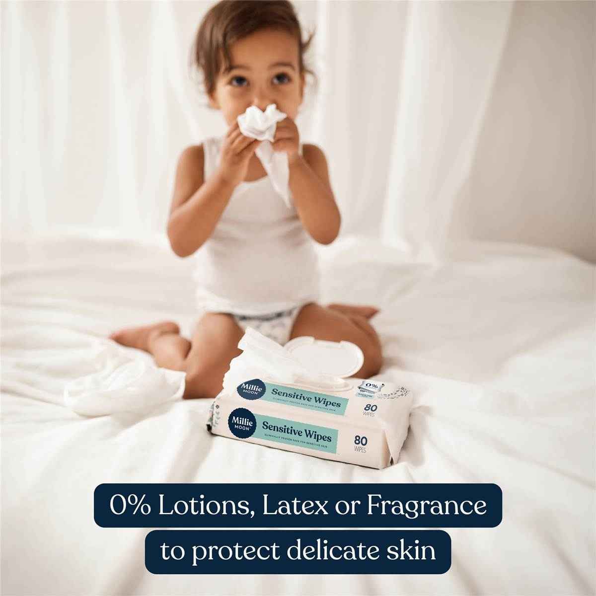 Millie Moon Sensitive Baby Wipes 240 pack