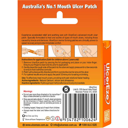 UlcerEze Mouth Ulcer Patch 6 pack