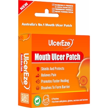 UlcerEze Mouth Ulcer Patch 6 pack