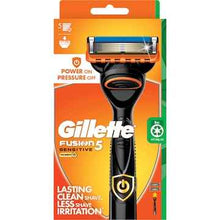 Gillette Fusion 5 Sensitive Power Razor Handle With 2 Blades each