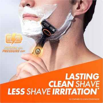 Gillette Fusion 5 Sensitive Power Razor Handle With 2 Blades each