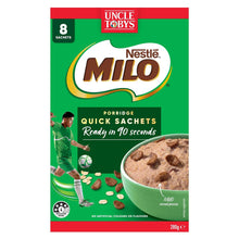 Uncle Tobys Oats Sachets Milo 8 pack 280g