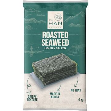 The Han Kitchen Roasted Seaweed 8 pack