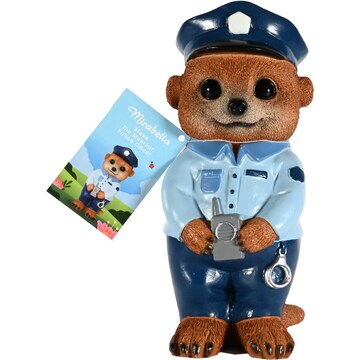 Mirabella Meerkat Steve The Police Officer each