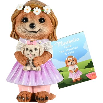 Mirabella Mini Meerkat Luna & Dog LuLu & LuLu The Dog each