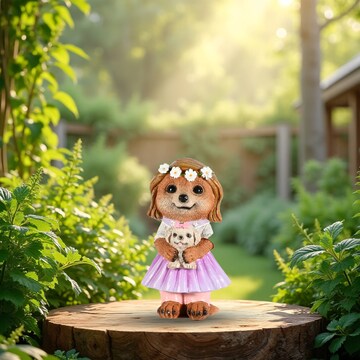 Mirabella Mini Meerkat Luna & Dog LuLu & LuLu The Dog each