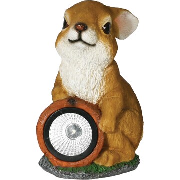 Mirabella Solar Polyresin Spot Light Rabbit each