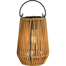 Mirabella Solar Plastic Rattan Lantern each