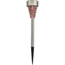Mirabella Solar Mosaic Path Light Dark Red 1 pack