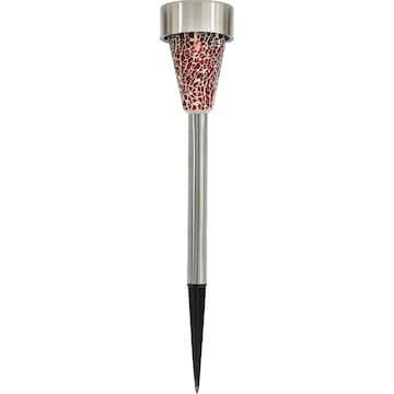 Mirabella Solar Mosaic Path Light Dark Red 1 pack