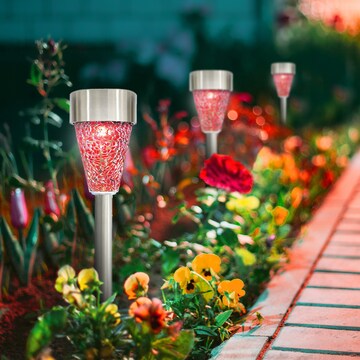 Mirabella Solar Mosaic Path Light Dark Red 1 pack