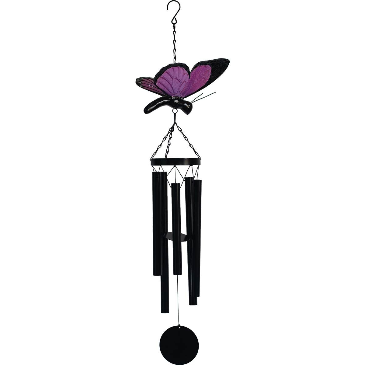 Green Gardener Metal Butterfly Windchime each