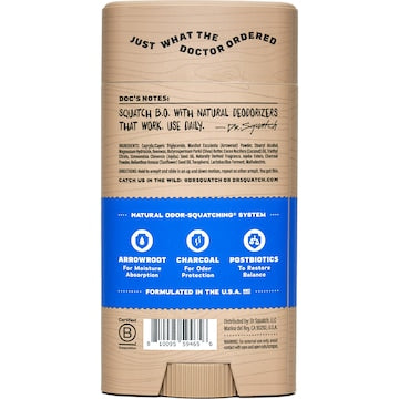 Dr Squatch Deodorant Fresh Falls 75g