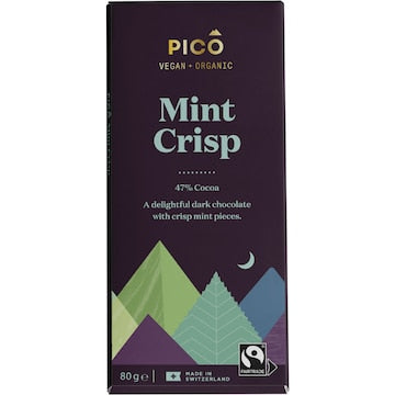 Pico Organic Vegan Chocolate Mint Crisp 80g
