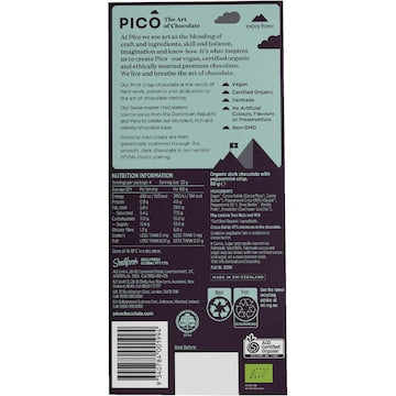 Pico Organic Vegan Chocolate Mint Crisp 80g