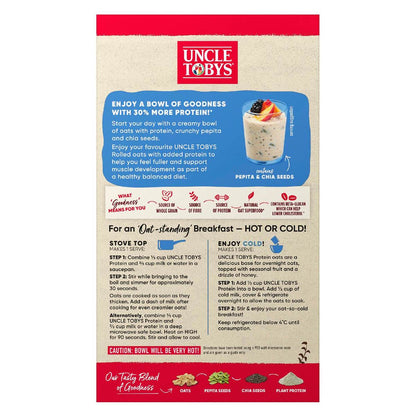 Uncle Tobys Rolled Oats Protein With Pepita & Chia Seeds 490g