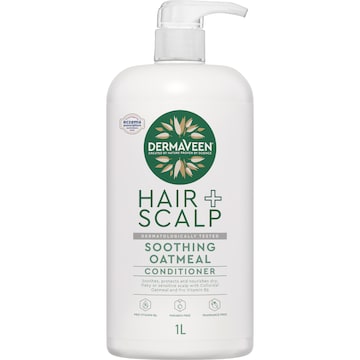 DermaVeen Hair + Scalp Soothing Oatmeal Conditioner 1L