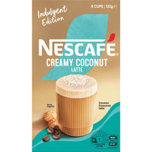 Nescafe Creamy Coconut Latte Sachets 8 pack