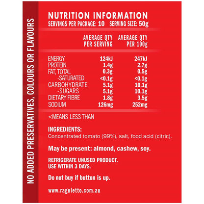 Raguletto Tomato Paste 500g