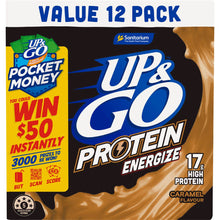 Up&Go Protein Energize Liquid Breakfast Caramel 250mL x 12 pack