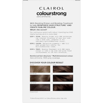 Clairol Colour Strong Hair Dye Light Brown 6.0 each
