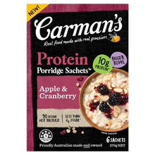 Carman's Protein Porridge Sachets Apple & Cranberry 6 pack