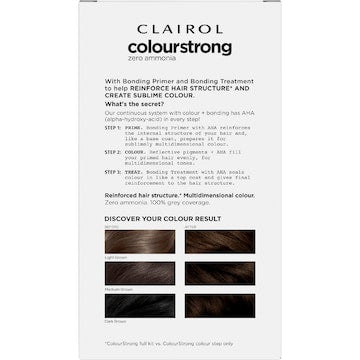 Clairol Colour Strong Hair Dye Medium Brown 5.0 each