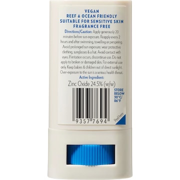 Little Urchin SPF 50+ Natural Zinc Stick Clear 20g