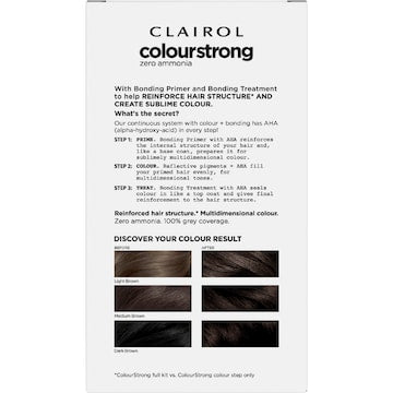 Clairol Colour Strong Hair Dye Dark Brown 4.0 each