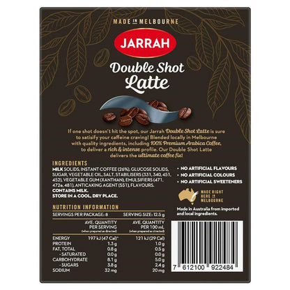 Jarrah Double Shot Latte Sachets 8 pack
