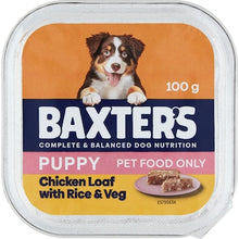 Baxter's Wet Puppy Food Chicken Loaf With Rice & Vegetables 100g