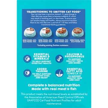Smitten Fish Selection Wet Cat Food Pouches 85g x 12 pack