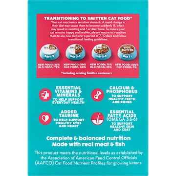 Smitten Kitten Mixed Selection Wet Cat Food Pouches 85g x 12 pack