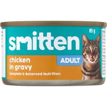Smitten Adult Cat Food Chicken In Gravy 85g