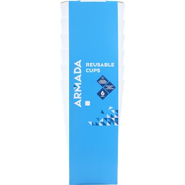 Armada Reusable Cups 450mL Assorted 6 pack