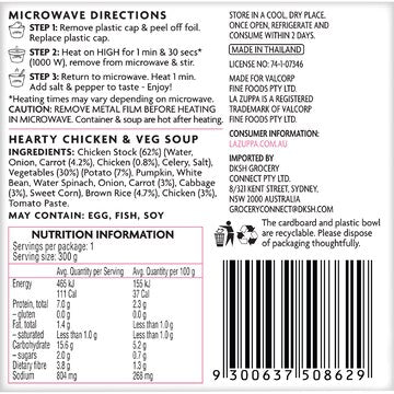 La Zuppa Soup Bowl Hearty Chicken & Veg 300g