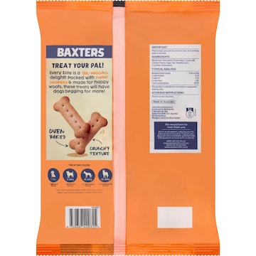 Baxter's Oven Baked Dog Biscuits Treats 1.5kg