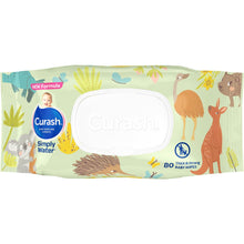 Curash Simply Water Baby Wipes Nursery Designs 80 pack