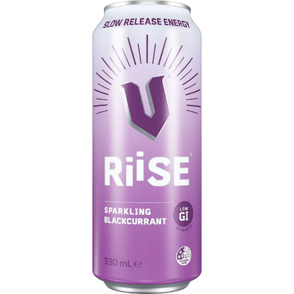 V Energy Riise Sparkling Drink Blackcurrant 330mL