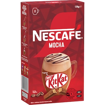 Nescafe Kit Kat Mocha Coffee Sachets 8 pack