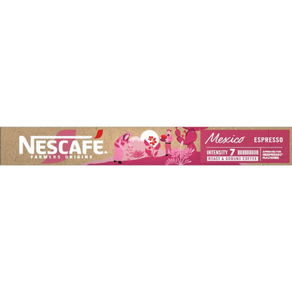Nescafe Farmers Origin Pods Mexico Espresso Coffee Capsules 10 pack
