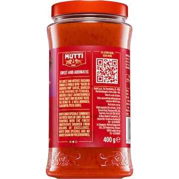 Mutti Sugo Speciale Pasta Sauce Voghiera Garlic 400g