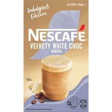 Nescafe Velvety White Choc Mocha Sachets 8 pack