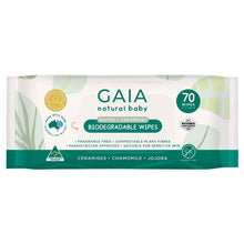 Gaia Biodegradable Baby Wipes 70 pack