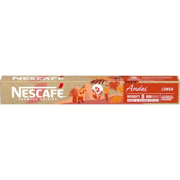 Nescafe Farmers Origins Andes Lungo Coffee Capsules 10 pack