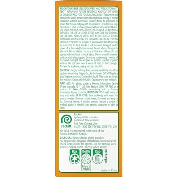 Air Wick 2x Essential Oil Vanilla & Shea Butter Plug In Diffuser 19mL