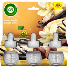 Air Wick Essential Oil Diffuser Refill Sweet Vanilla & Shea Butter 19mL x 3 pack