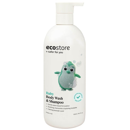 Ecostore Baby Body Wash & Shampoo 535mL