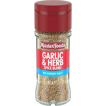 MasterFoods Garlic & Herb Spice Blend No Added Salt 42g